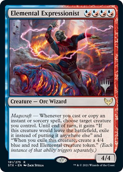 Elemental Expressionist (Promo Pack) [Strixhaven: School of Mages Promos] - Destination Retro