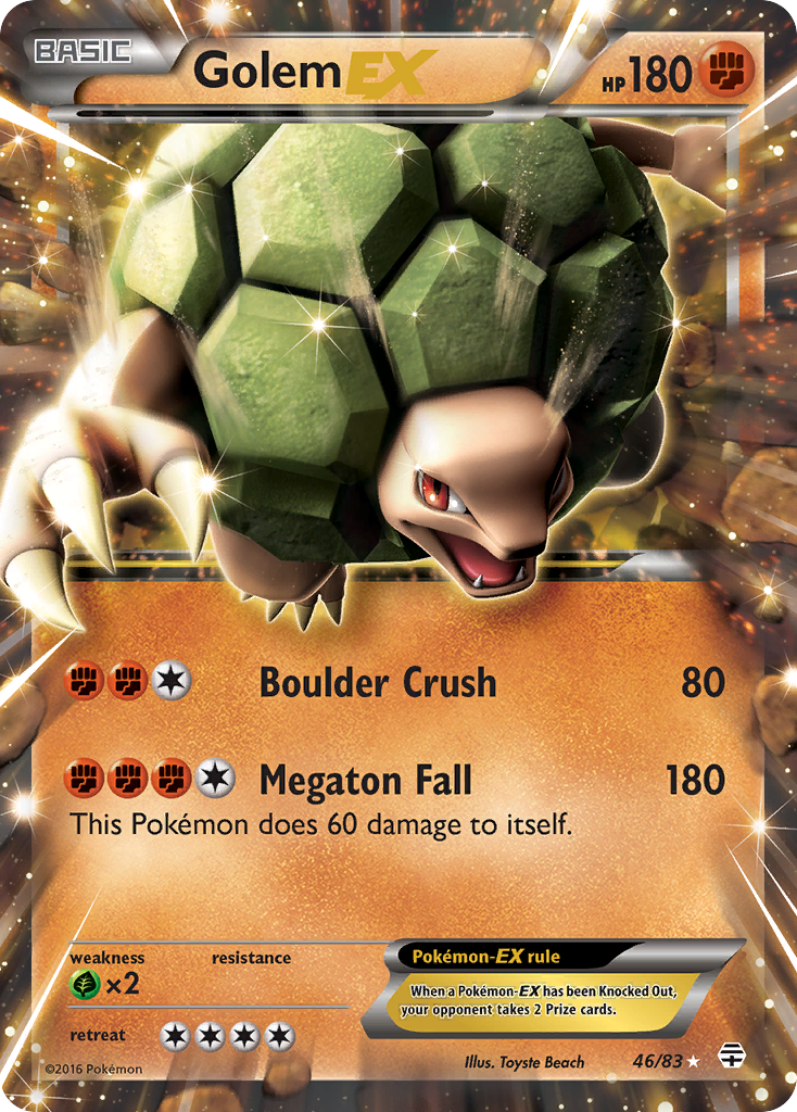 Golem EX (46/83) [XY: Generations] - Destination Retro