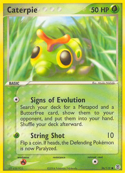 Caterpie (56/112) [EX: FireRed & LeafGreen] - Destination Retro