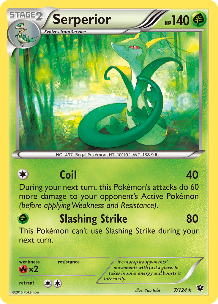 Serperior (7/124) [XY: Fates Collide] - Destination Retro