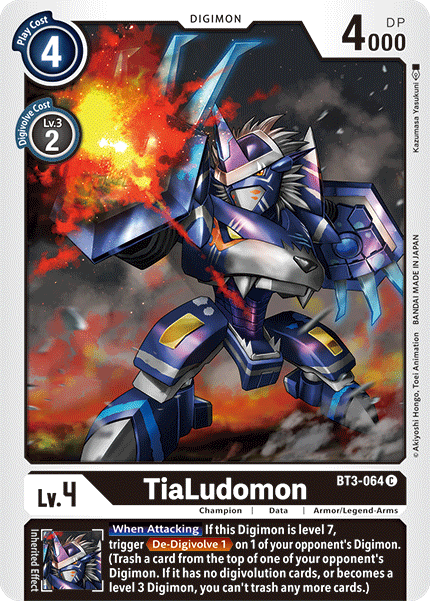 TiaLudomon [BT3-064] [Release Special Booster Ver.1.5] - Destination Retro