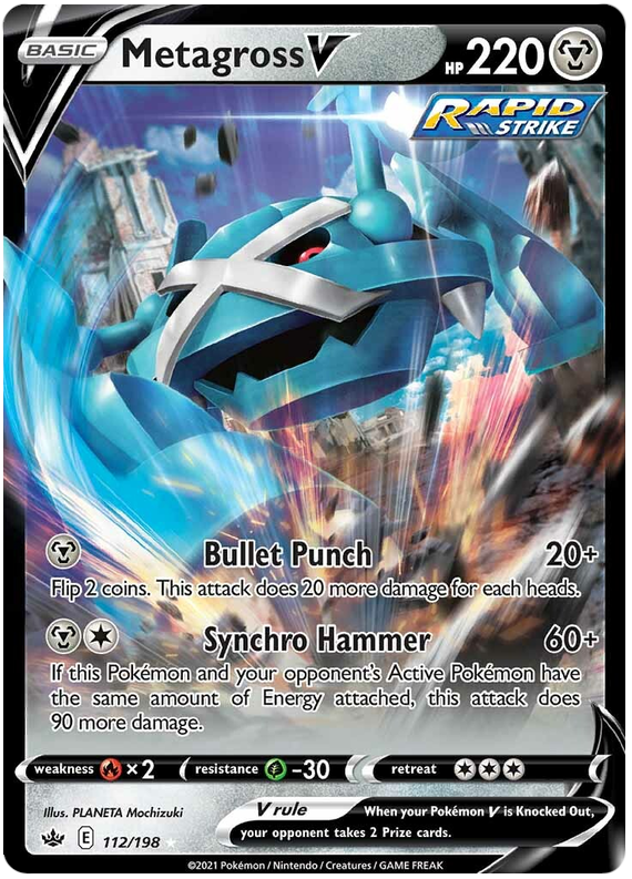 Metagross V  (112/198) [Sword & Shield: Chilling Reign] - Destination Retro