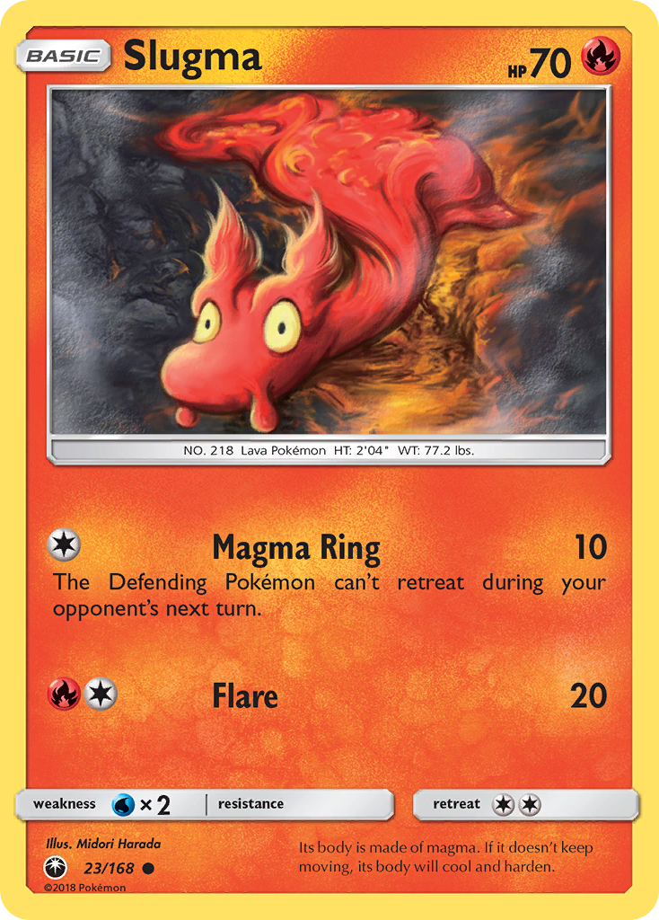 Slugma (23/168) [Sun & Moon: Celestial Storm] - Destination Retro