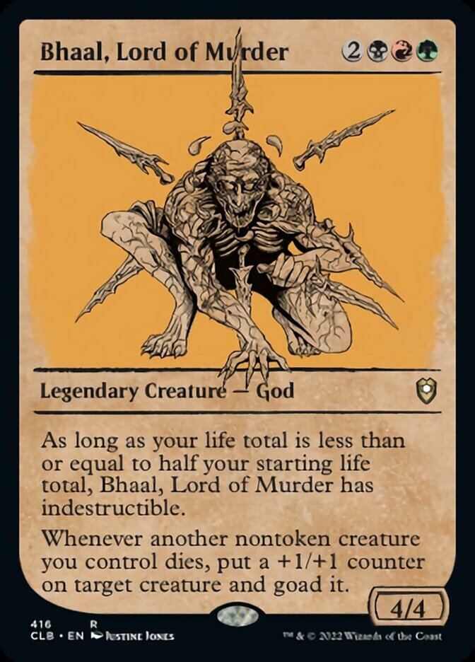 Bhaal, Lord of Murder (Showcase) [Commander Legends: Battle for Baldur's Gate] - Destination Retro