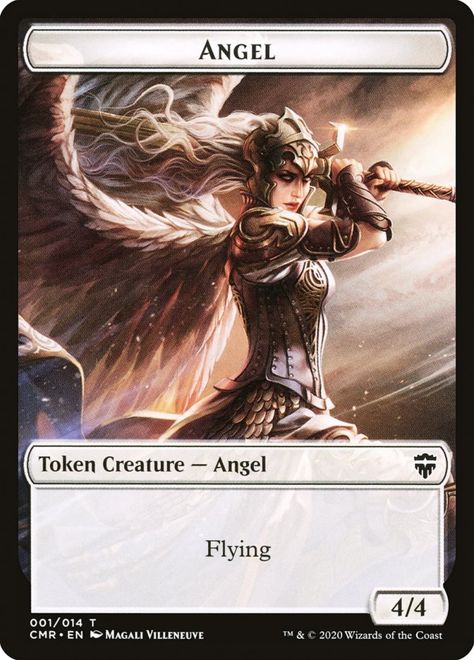 Angel // Treasure Token [Commander Legends Tokens] - Destination Retro