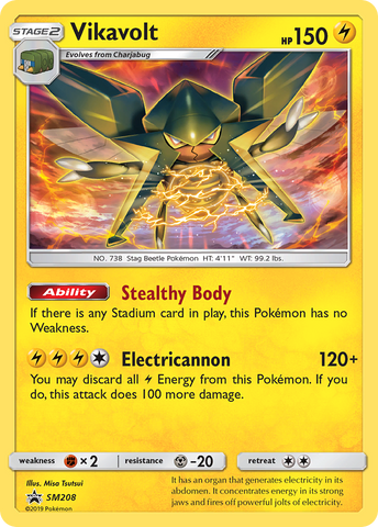 Vikavolt (SM208) [Sun & Moon: Black Star Promos] - Destination Retro