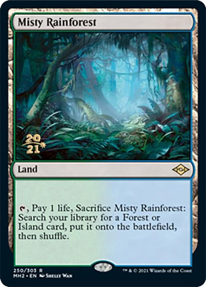 Misty Rainforest [Modern Horizons 2 Prerelease Promos] - Destination Retro