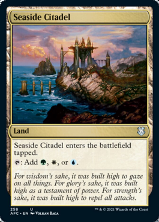 Seaside Citadel [Dungeons & Dragons: Adventures in the Forgotten Realms Commander] - Destination Retro