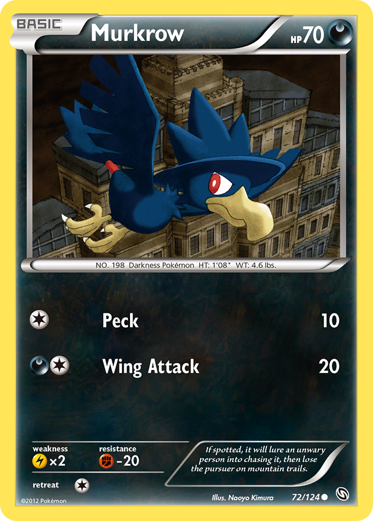 Murkrow (72/124) [Black & White: Dragons Exalted] - Destination Retro