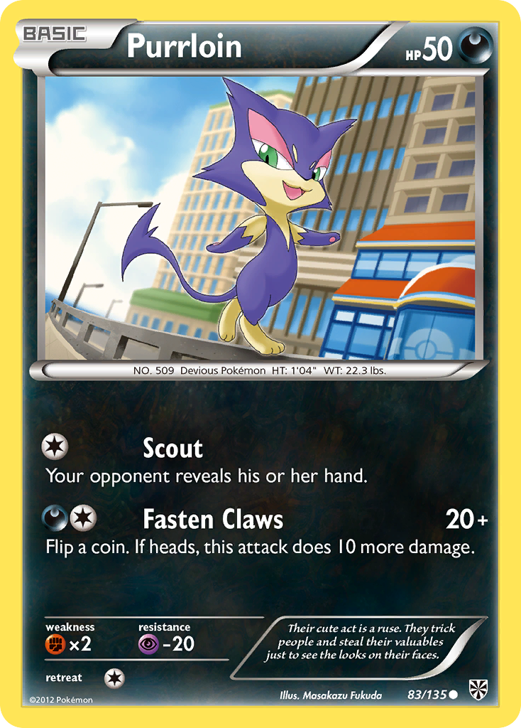 Purrloin (83/135) [Black & White: Plasma Storm] - Destination Retro