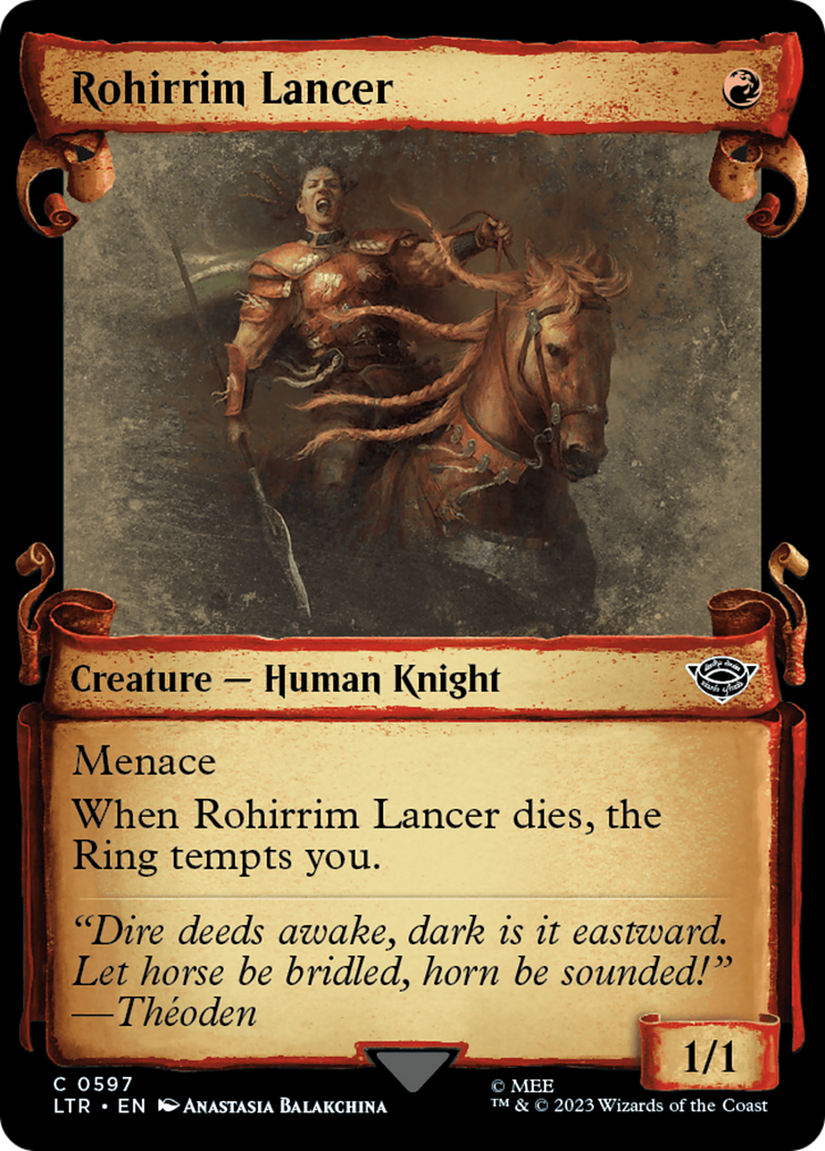 Rohirrim Lancer [The Lord of the Rings: Tales of Middle-Earth Showcase Scrolls] - Destination Retro