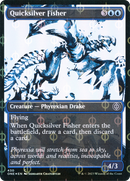 Quicksilver Fisher (Showcase Ichor Step-and-Compleat Foil) [Phyrexia: All Will Be One] - Destination Retro
