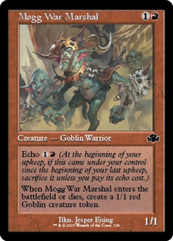Mogg War Marshal (Retro) [Dominaria Remastered] - Destination Retro