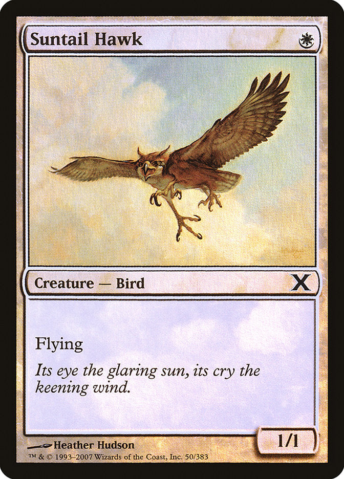 Suntail Hawk (Premium Foil) [Tenth Edition] - Destination Retro