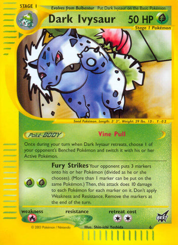 Dark Ivysaur (6) [Best of Promos] - Destination Retro