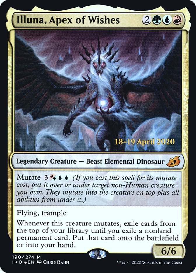 Illuna, Apex of Wishes  [Ikoria: Lair of Behemoths Prerelease Promos] - Destination Retro