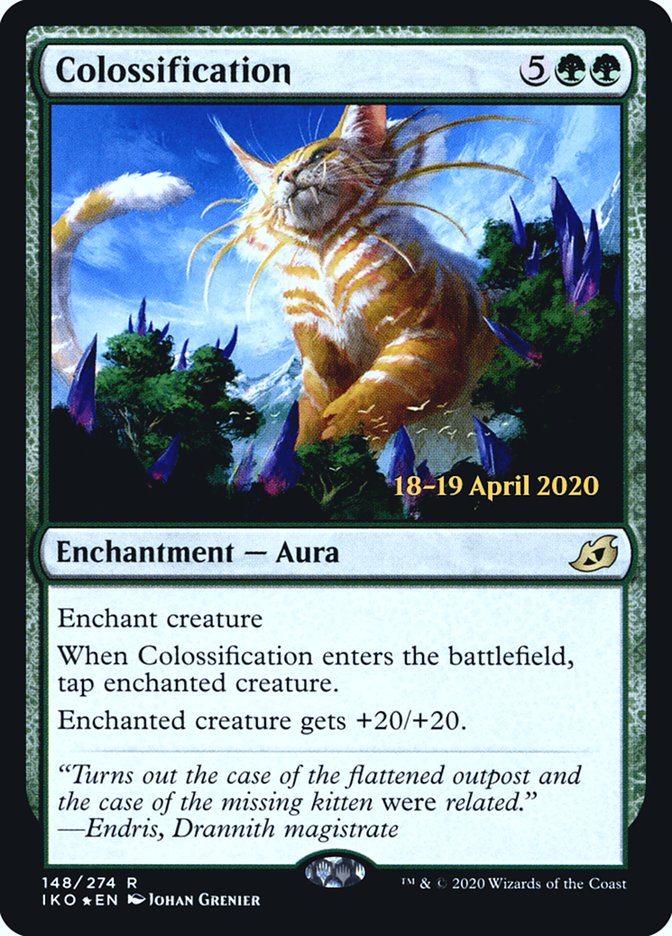 Colossification  [Ikoria: Lair of Behemoths Prerelease Promos] - Destination Retro