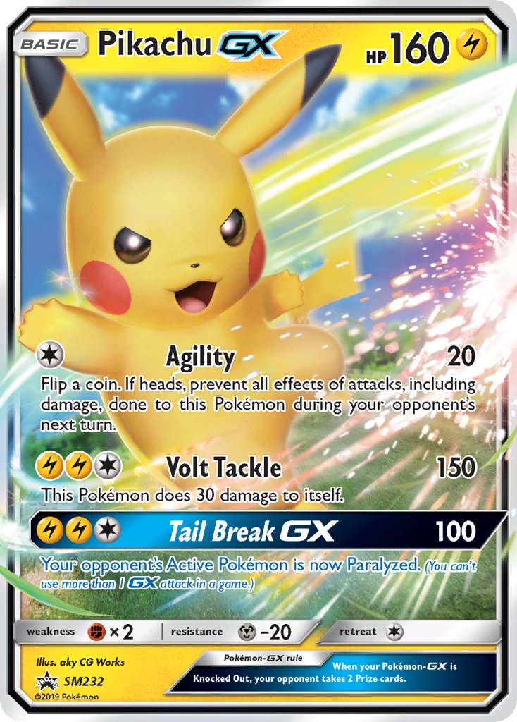 Pikachu GX (SM232) [Sun & Moon: Black Star Promos] - Destination Retro