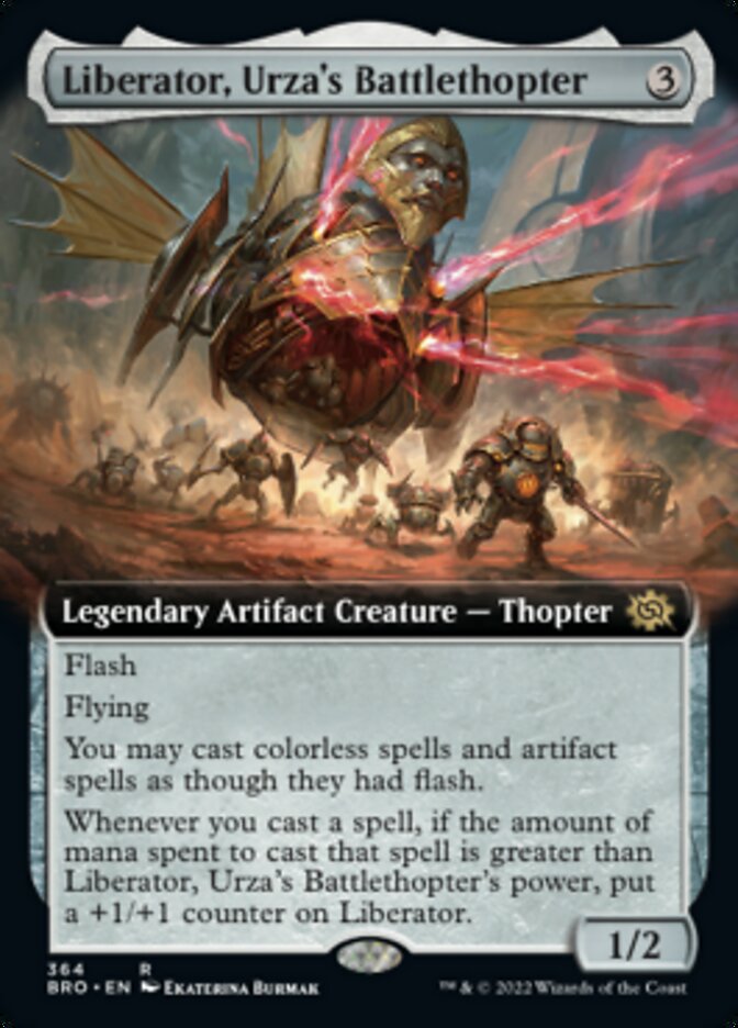 Liberator, Urza's Battlethopter (Extended Art) [The Brothers' War] - Destination Retro