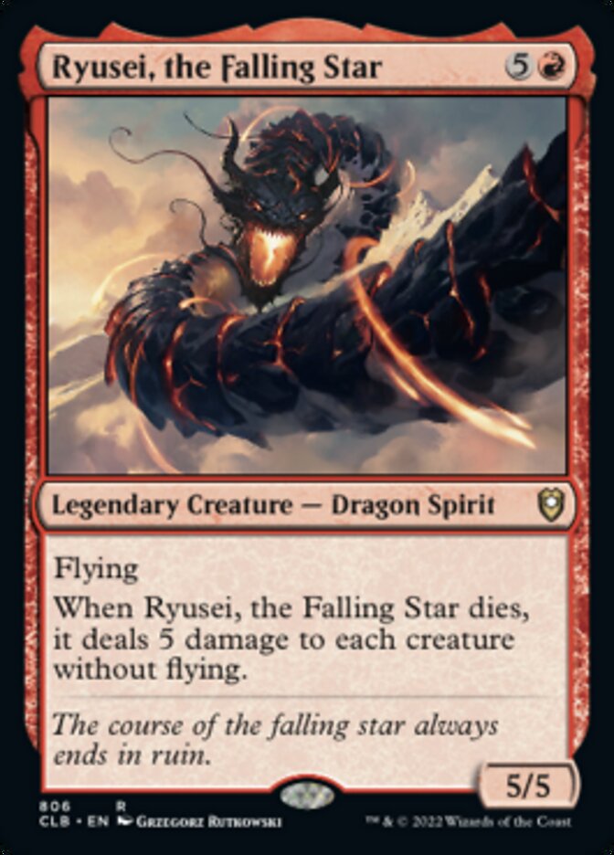 Ryusei, the Falling Star [Commander Legends: Battle for Baldur's Gate] - Destination Retro