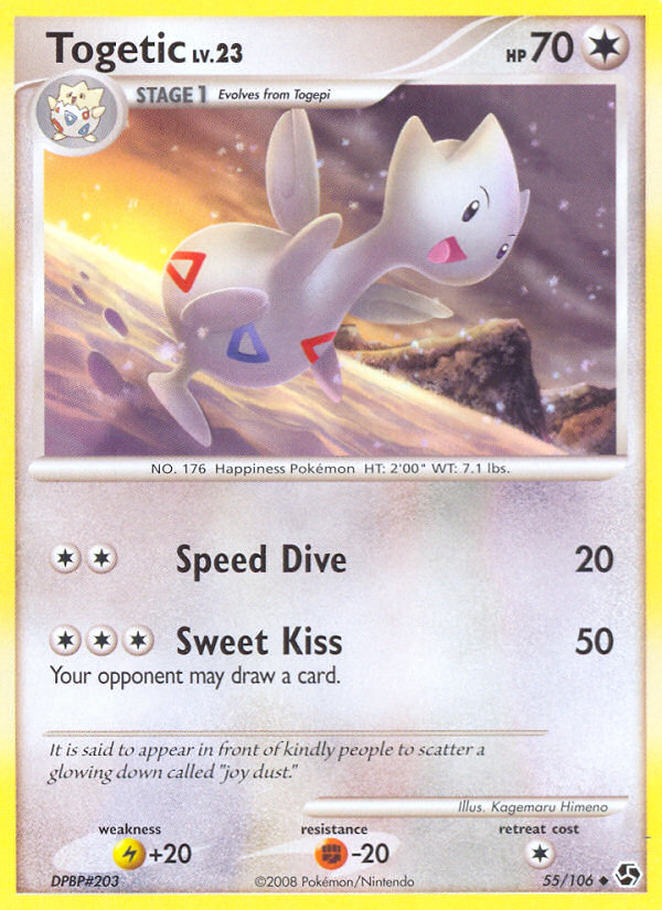 Togetic (55/106) [Diamond & Pearl: Great Encounters] - Destination Retro