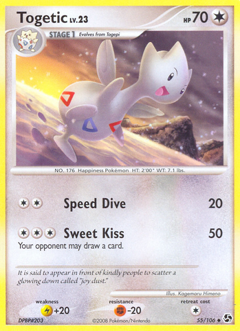 Togetic (55/106) [Diamond & Pearl: Great Encounters] - Destination Retro