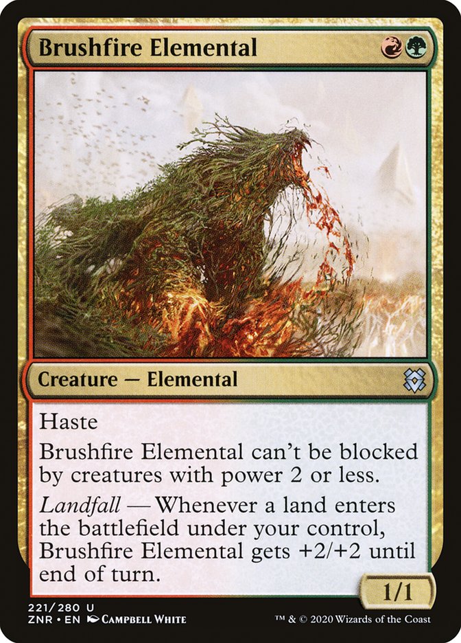 Brushfire Elemental [Zendikar Rising] - Destination Retro