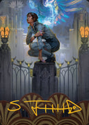 Giada, Font of Hope 2 Art Card (Gold-Stamped Signature) [Streets of New Capenna Art Series] - Destination Retro