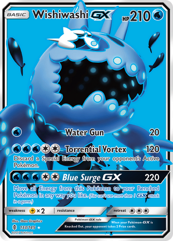 Wishiwashi GX (133/145) [Sun & Moon: Guardians Rising] - Destination Retro