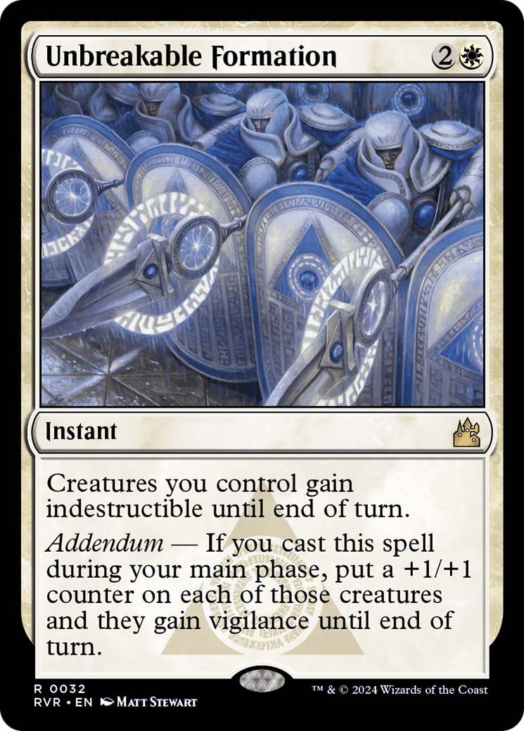 Unbreakable Formation [Ravnica Remastered] - Destination Retro