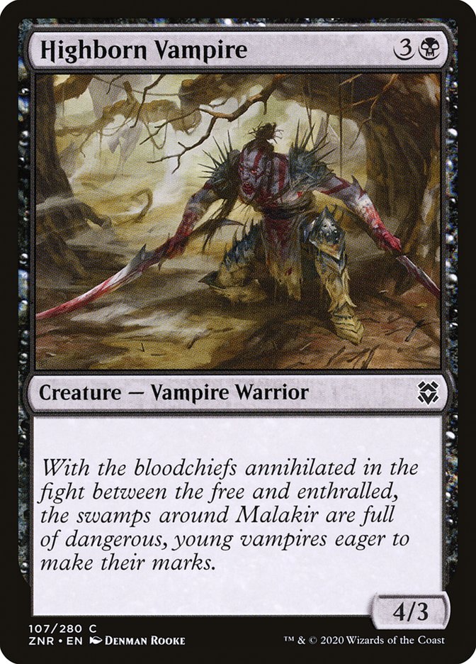 Highborn Vampire [Zendikar Rising] - Destination Retro