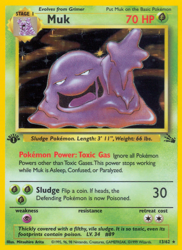 Muk (13/62) [Fossil 1st Edition] - Destination Retro