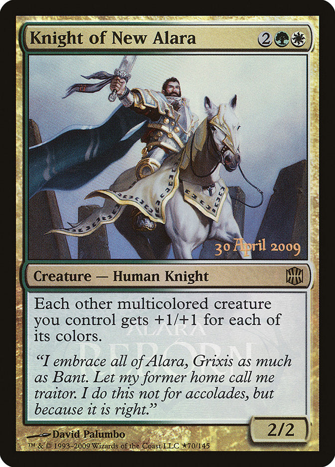 Knight of New Alara (Launch) [Alara Reborn Promos] - Destination Retro