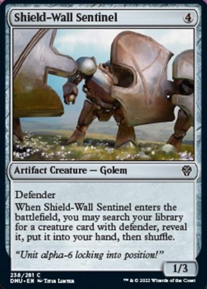 Shield-Wall Sentinel [Dominaria United] - Destination Retro