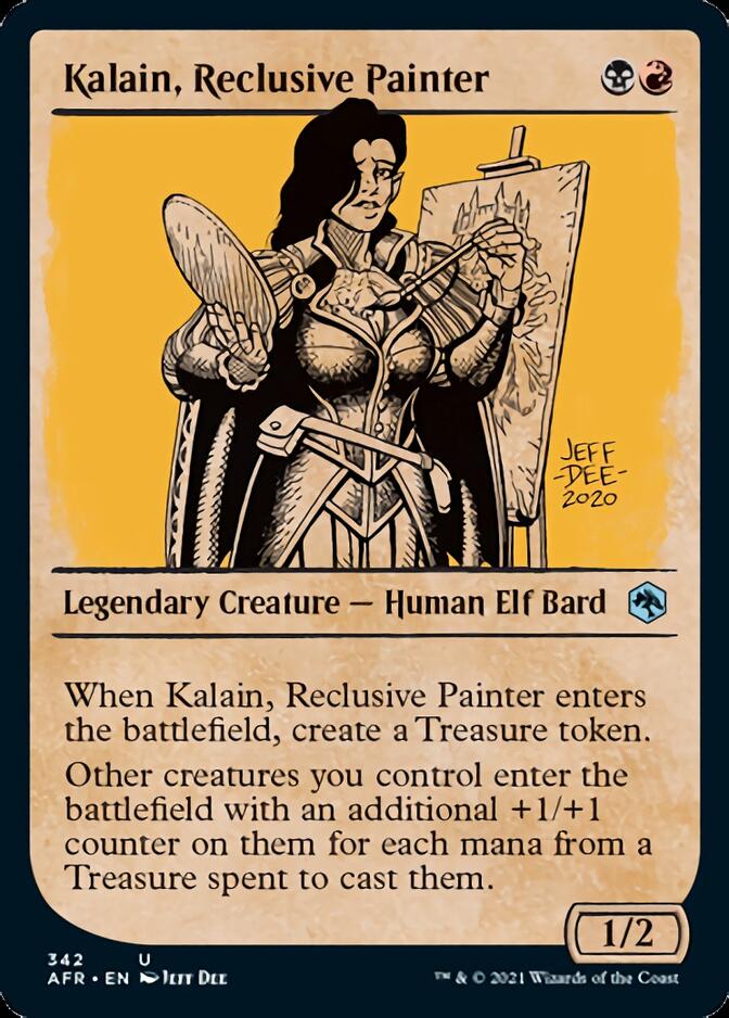 Kalain, Reclusive Painter (Showcase) [Dungeons & Dragons: Adventures in the Forgotten Realms] - Destination Retro