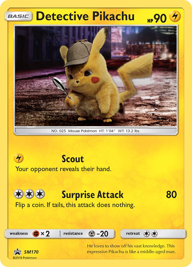 Detective Pikachu (SM170) [Sun & Moon: Black Star Promos] - Destination Retro