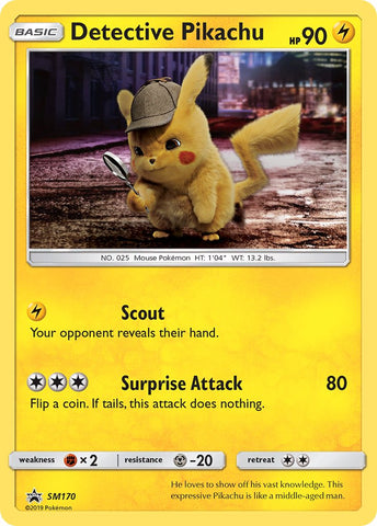 Detective Pikachu (SM170) [Sun & Moon: Black Star Promos] - Destination Retro