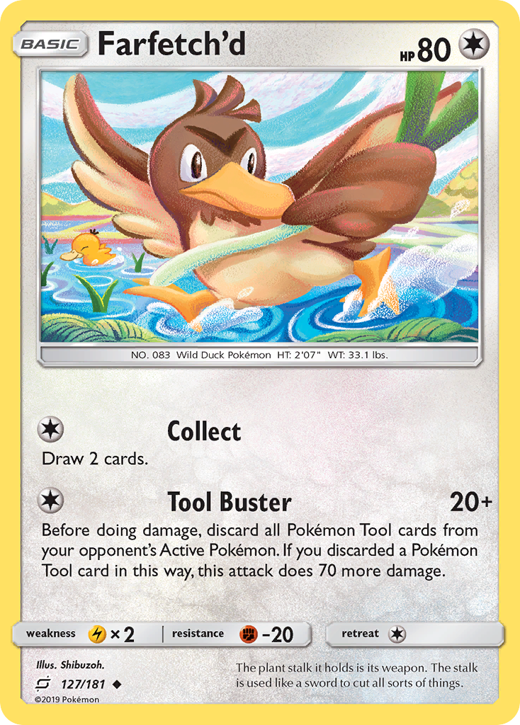 Farfetch'd (127/181) [Sun & Moon: Team Up] - Destination Retro