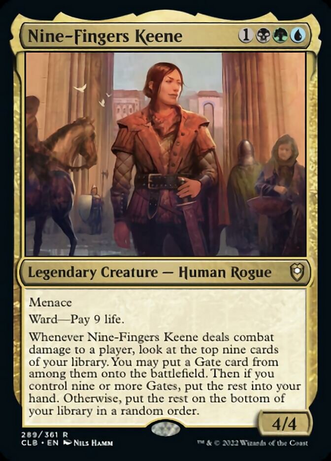 Nine-Fingers Keene [Commander Legends: Battle for Baldur's Gate] - Destination Retro