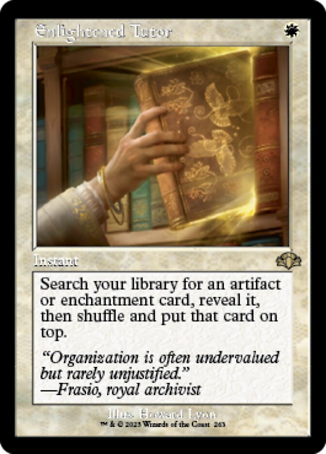 Enlightened Tutor (Retro) [Dominaria Remastered] - Destination Retro