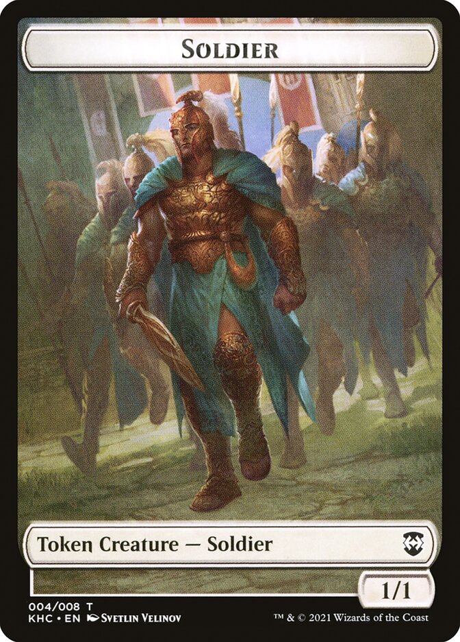Bird (001) // Soldier Double-sided Token [Kaldheim Commander Tokens] - Destination Retro