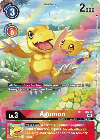 Agumon [BT6-007] (Alternate Art) [Double Diamond] - Destination Retro