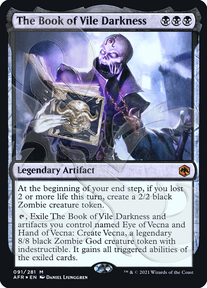 The Book of Vile Darkness (Ampersand Promo) [Dungeons & Dragons: Adventures in the Forgotten Realms Promos] - Destination Retro