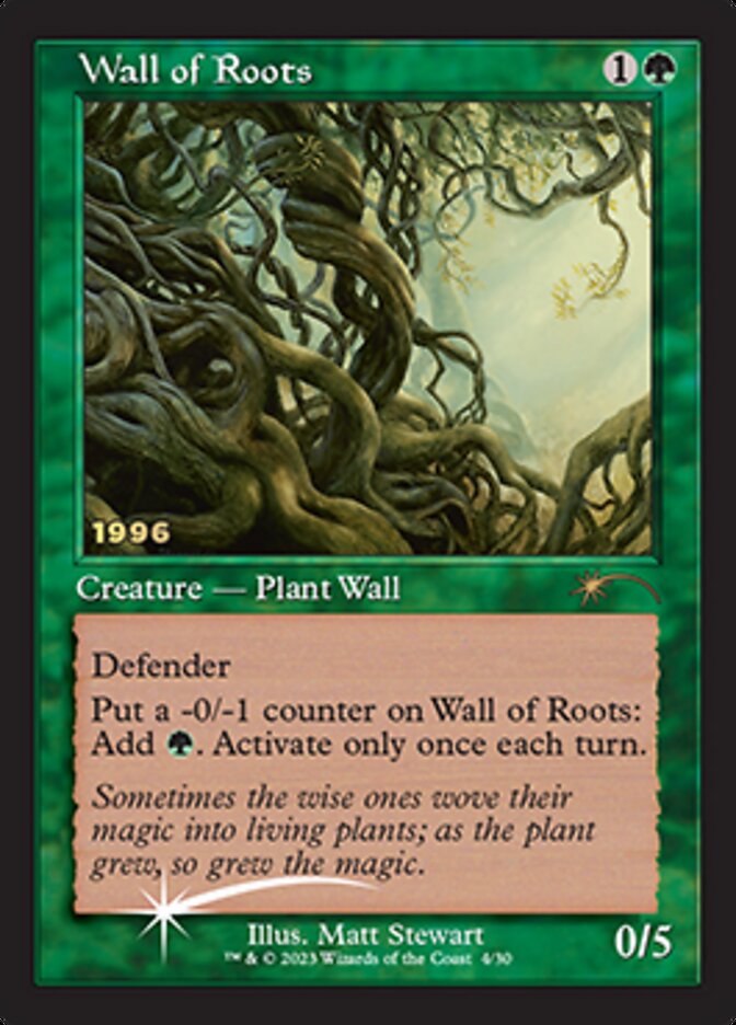 Wall of Roots [30th Anniversary Promos] - Destination Retro