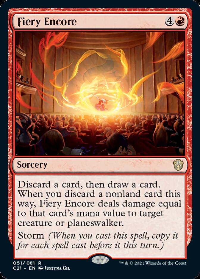 Fiery Encore [Commander 2021] - Destination Retro