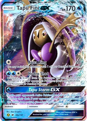 Tapu Fini GX (39a/147) [Alternate Art Promos] - Destination Retro