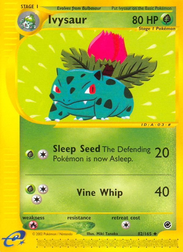 Ivysaur (82/165) [Expedition: Base Set] - Destination Retro