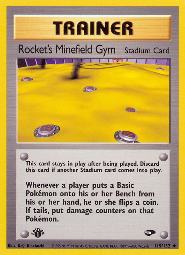 Rocket's Minefield Gym (119/132) [Gym Challenge 1st Edition] - Destination Retro