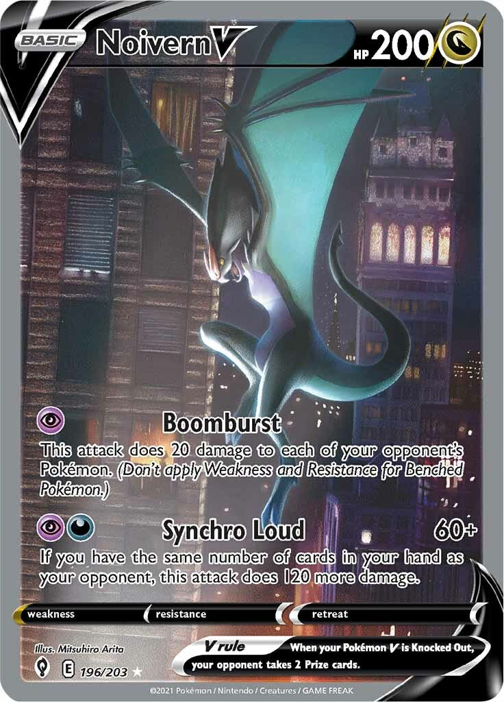 Noivern V (196/203) [Sword & Shield: Evolving Skies] - Destination Retro
