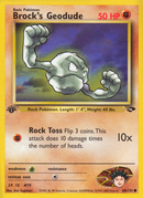 Brock's Geodude (68/132) [Gym Challenge 1st Edition] - Destination Retro